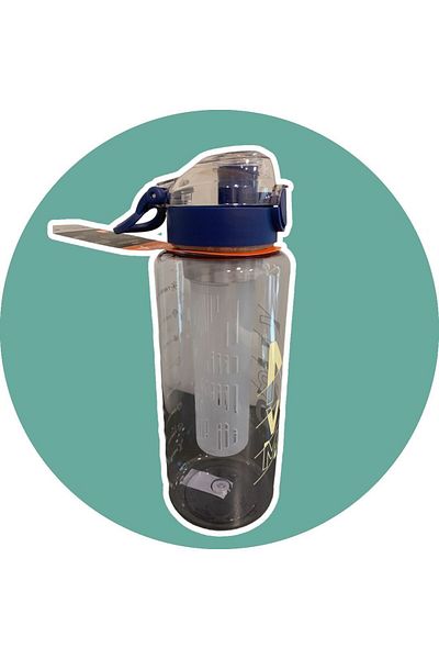 Renga 1000 Cc Saga Loop - Patterned Flask with Tritan Strainer