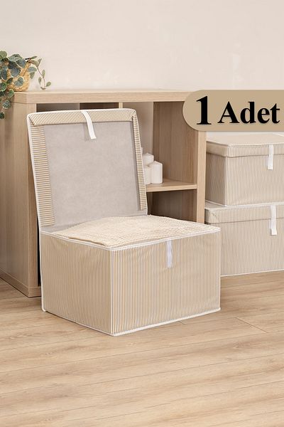 Pazar Kapısı Multi-Purpose Organizer Organizer Box Maxi Brown 50*40*30cm