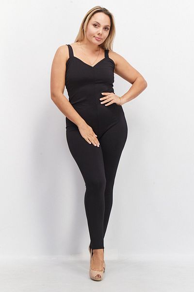 Steve Madden Women Textured Sleeveless Jumpsuit, Black