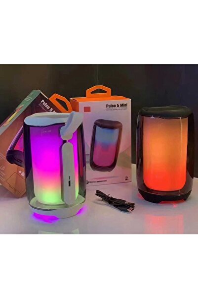 SIGHTZER Pulse5 Mini Bluetooth Hoparlör Tws Özellikli Led Işıklı Kablosuz Spe...