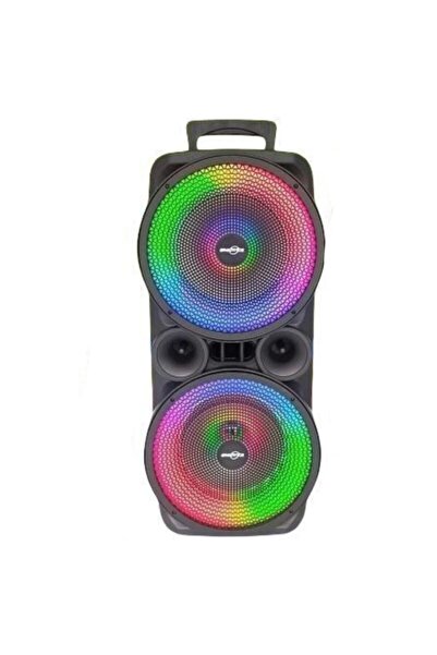 SIGHTZER Bluetooth Speaker Kablosuz Hoparlör Led Işıklı Fm Radyolu Sd Kart Ve...