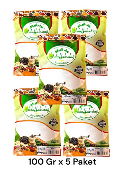 Hacıoğlu baharat Hatay Yöresel Salamura Konserve Turşu Tozu Salça Koruyucu Tozu 100 gr X 5 Paket = 500 gr