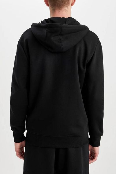 BayBayan Ανδρικό Interlock δύο κλωστών Casual Seasonal Chic μπουφάν με φερμουάρ Fleece Cardigan