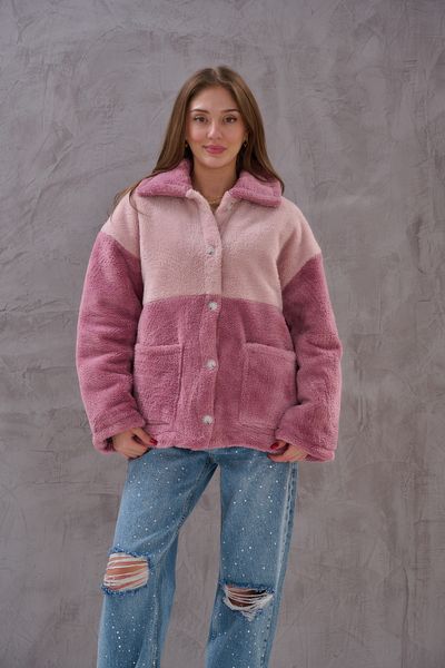 SHUGAA Women's 5 Color Premium Design Plush Coat