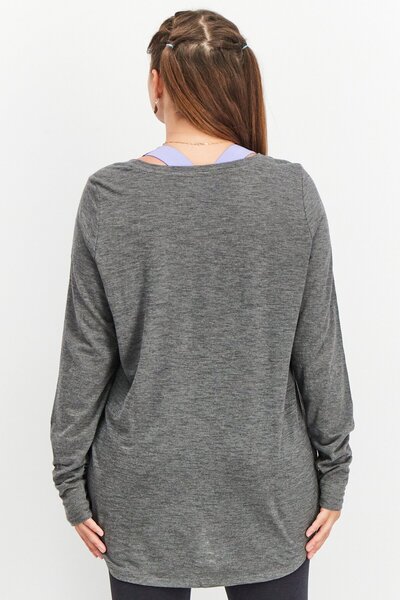 Tchibo Women Sportswear Fit Long Sleeve Training Top, Grey