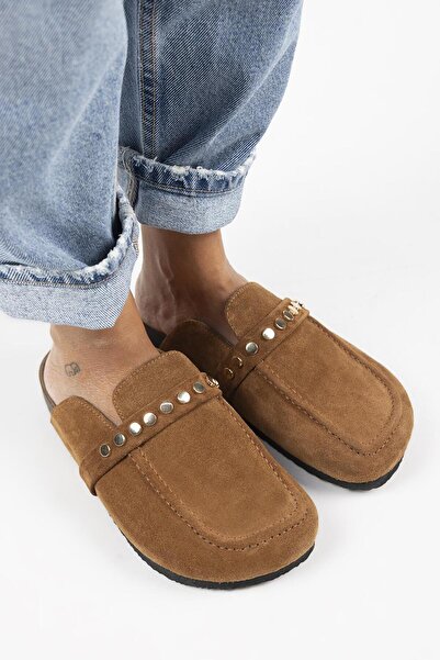 Manijero Bonita 2 dámské pantofle z pravé kůže Trock Sabo Tan