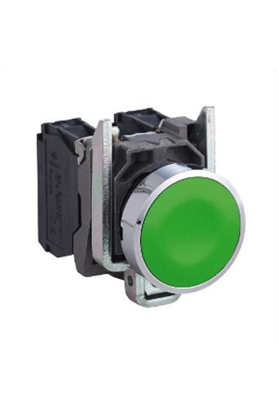 Schneider Electric Schneider Xb4ba31 Green Complete Button 22 Mm Spring Return 1na Without Marker