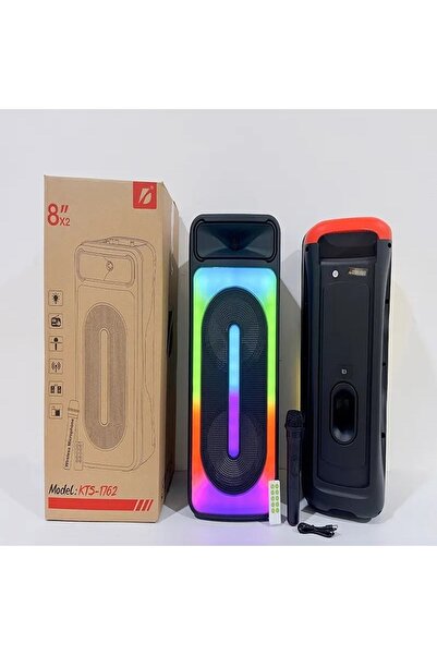 SIGHTZER Mikrofonlu Bluetooth Hoparlör Led Işıklı Sd Kart Usb Fm Radyolu Kabl...