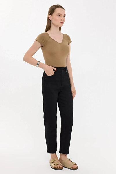 Hiccup Βασικό κοντομάνικο μπλουζάκι με λαιμόκοψη V