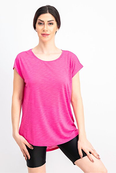 Tchibo Women Sportswear Fit Short Sleeve Top, Pink