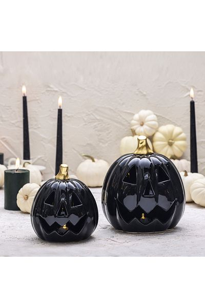 Karaca Halloween Kürbis LED Deko-Objekt