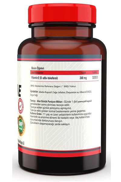 Nevfix Vitamin E 100 Capsules Pill Box