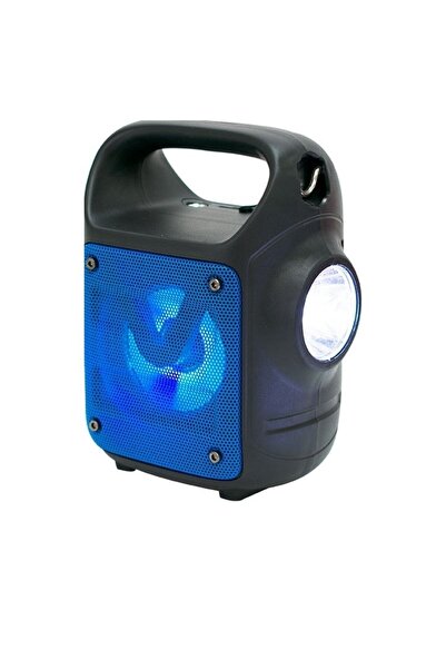 SIGHTZER Led Işıklı Bluetooth Hoparlör Usb Sd Kart Aux Mikrofon Girişli El Fenerli Kablosuz Hoparlör