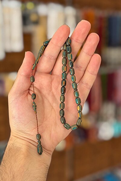 TESBİHKENTİ Karma Renk Kapsül Güzel Çekimli Kafur Ağacı Tesbih