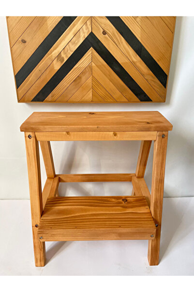 Handmade Kiraz Basamak Tabure, Basamak Tabure, Ahşap Basamak Yükseltici