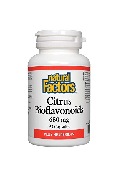Natural Factors مركبات الفلافونويد الحمضية 650 مجم 90 كبسولة، 650 مجم، 90 كبسولة