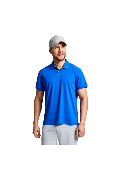 Slam Tech Pique Polo Men's Blue T-Shirt Men's T-Shirt A108006S01
