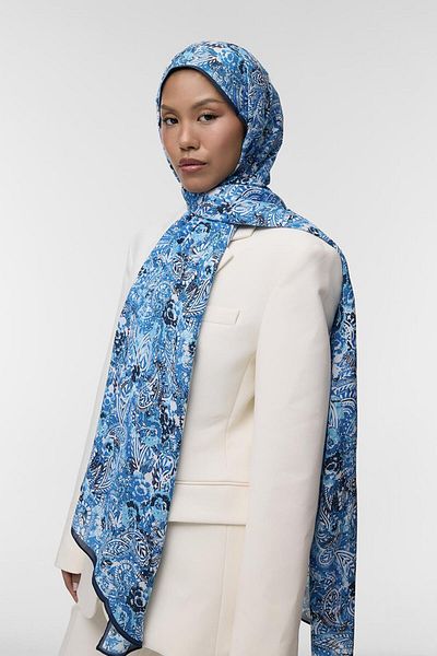 Qef Anisha Patterned Deluxe Shawl