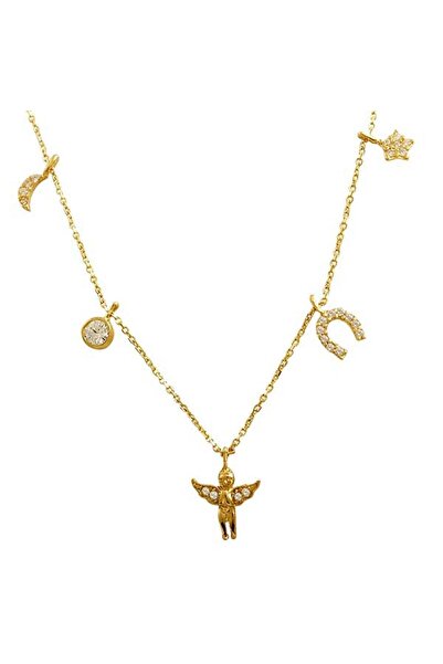 Altınbeyi Melekli Şans Kolye 14 Ayar Altın 2.67 gram