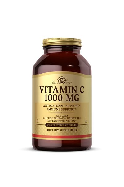 Solgar Vitamin C, 1000 mg, 250 Vegetable Capsules