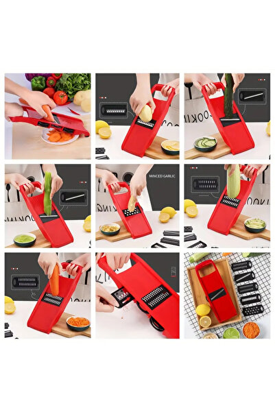 Ceykan Kombinasyon Mutfak Sebze 5 Paslanmaz Çelik Bıçaklı Mutfak Alet Seti