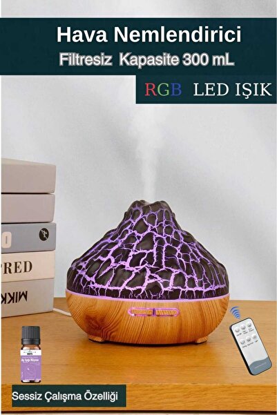 IDOR COSMETICS Ultrasonik Hava Nemlendirici Aromatik Oda Kokusu 7 Renk Led Iş...