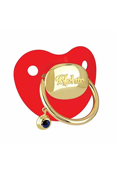 Altınbeyi ALTINBEYI Bebek Hediyesi Altın Emzik Kabartma İsim Yazılı