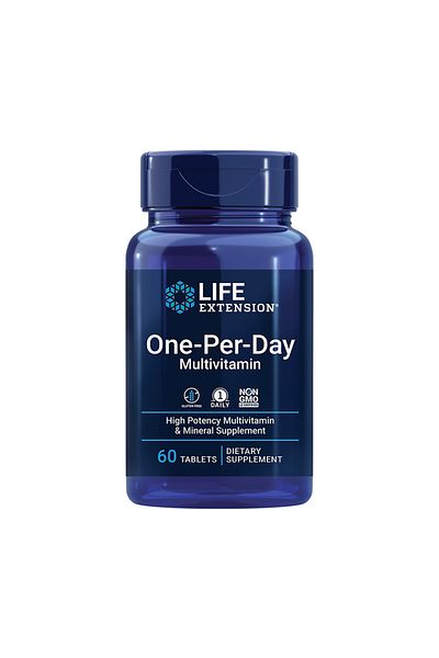 Life Extension One-Per-Day Multivitamin, 60 Tablets