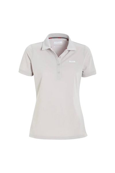 Slam Ws Tech Pique Polo Women's Gray T-Shirt Women's T-Shirt A908003S00