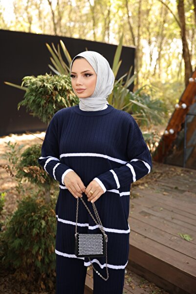 Kirazgym Εποχιακό ριγέ πλεκτό σετ