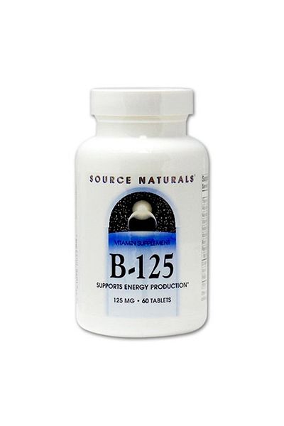 source naturals B-125, 125 mg, 60 Tablets