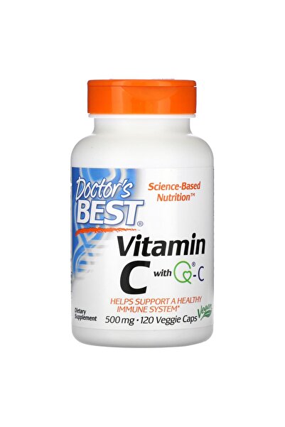 Doctor's Best Vitamin C With Q-C, 120 Veggie Capsules, 500 mg