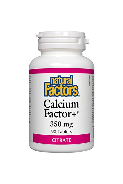 Natural Factors Calcium Factor, 350 mg, 60 Tablets