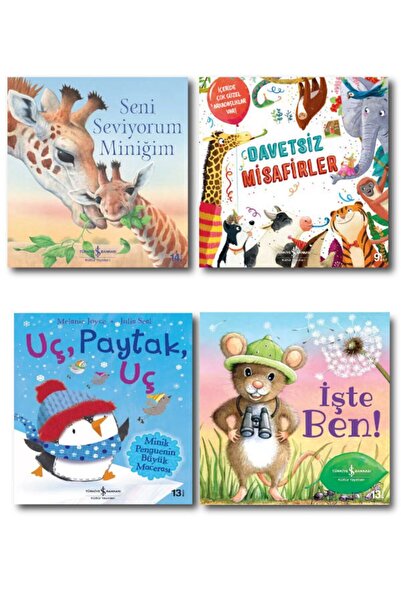 TÜRKİYE İŞ BANKASI KÜLTÜR YAYINLARI Okul Öncesi 3-4-5 Yaş Için Renkli Resimli...