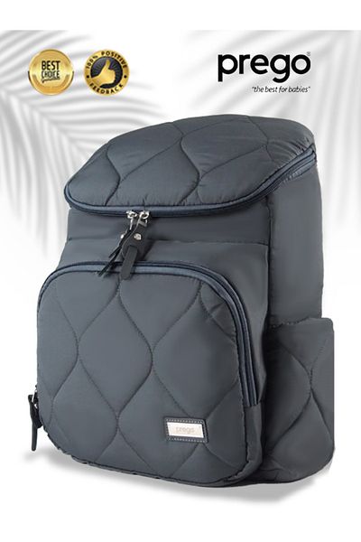 Prego Gray Montana Baby Care Bag - 3084 Model