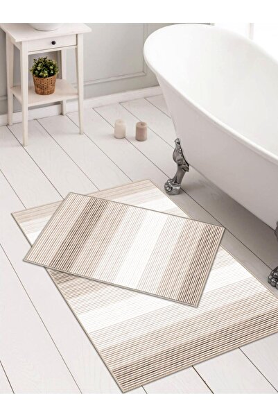 es home collection Bambu Tabanlı Banyo Paspası