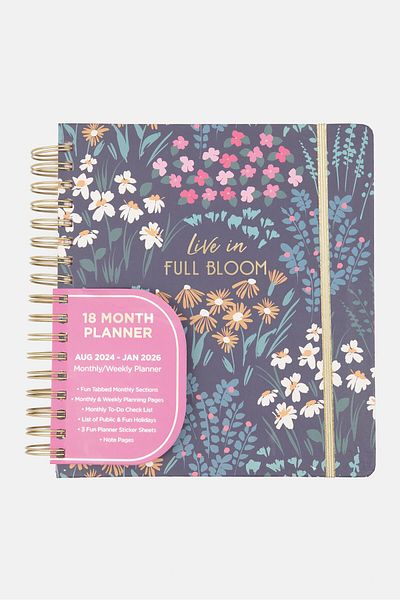 Votum Monthly/weekly Planner 2024-2025, Navy Blue Combo