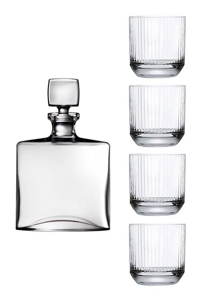 NUDE Square Big Top Kristal Viski Seti (özel Set) (92379x1 - 64142x4)