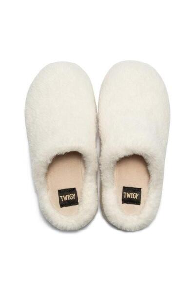 Twigy Γυναικείες παντόφλες με τακούνι Lilo Plush Λευκό 36/40