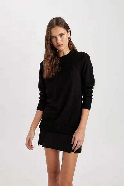 DeFacto Pulover de damă negru - Model I6913az/bk27