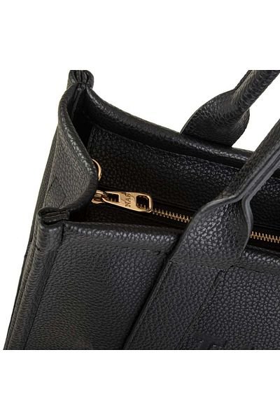 Nas Bag Geantă tote Geantă de umăr pentru femei de dimensiuni mari Rolax neagră (34x26 cm)