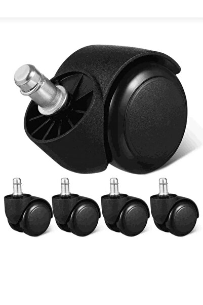 CEMRE TİCARET Cemre Ticaret Ofis Koltuğu 5 Adet Sessiz Tekerlek