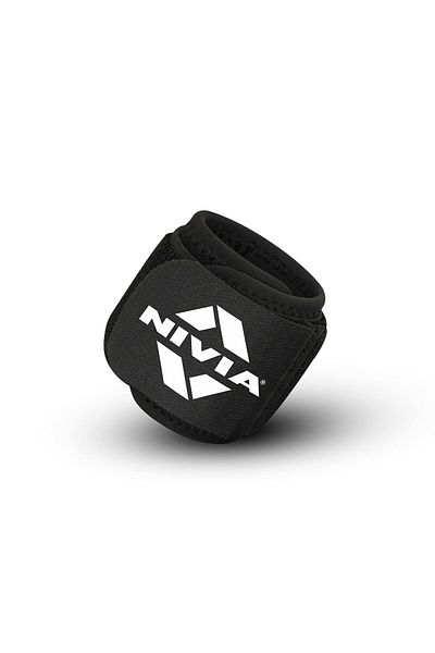 Nivia Orthopedic Slip-in Ankle Support (Black/Red, Size - Small) | Material - Neoprene / Polyester