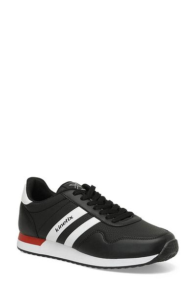 Kinetix Men's Black and White Sneakers - a 101781458   4W Piero Pu 4Pr