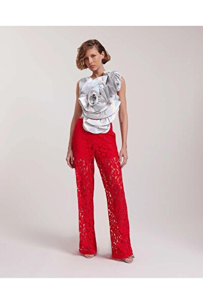 DEEP BEACH بنطلون بالازو دانتيل