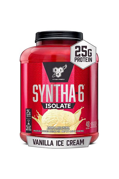 BSN Syntha 6 Isolate, Vanilla Ice Cream, 4 LB