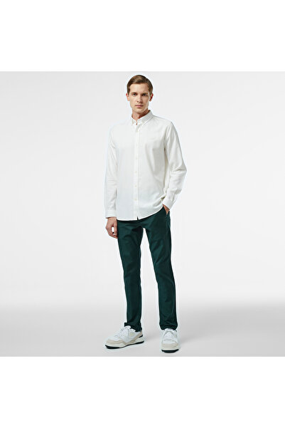 Lacoste Slim Fit Chino Erkek Yeşil Pantolon