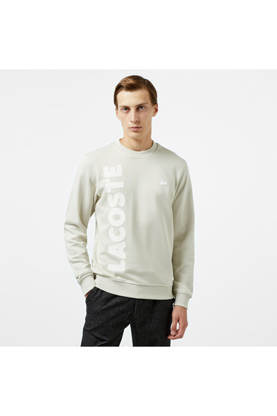 Lacoste Relaxed Fit Erkek Gri Sweatshirt
