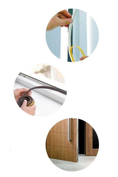 Vi Caro 2X5 10 Meters Door Window Cold Wind Dust Blocker Adhesive Tape