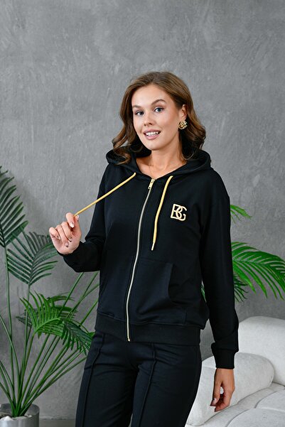 The Besso Σετ φόρμας με φερμουάρ με 2 κλωστές - Βαμβακερά αθλητικά